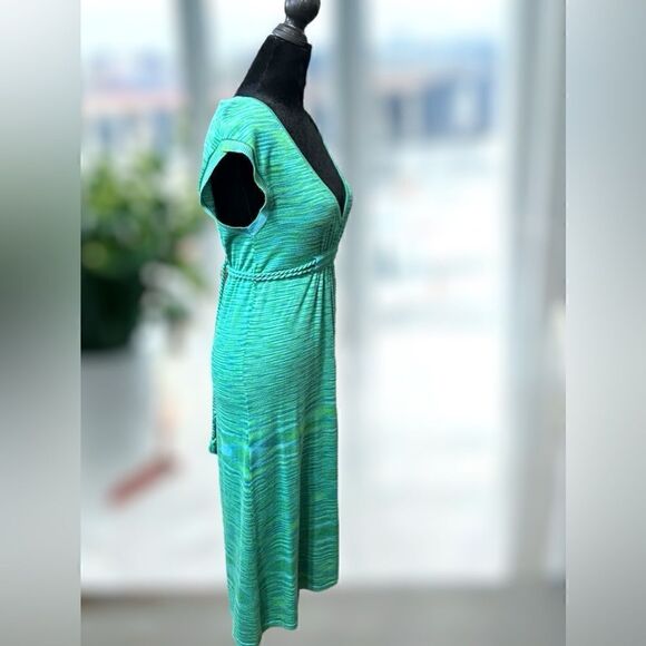 Anthropologie STACIA Bamboo Rope Belt MIDI Dress Size M - Picture 13 of 15